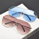 Sunshade toad mirror retro men's and women's one-piece sunglasses