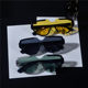 European and American ins Chen Weiting and Zhang Tianai's same style sunglasses female Zhou Yangqing internet celebrity large frame round face slimming sunglasses
