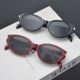 European and American retro fashionable triangle cat eye sunglasses