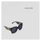 UV-proof square European and American style men and women metal feeling