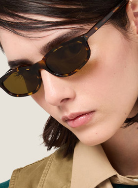 遮阳长方形复古男女小框太阳镜