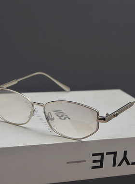 欧美复古金属朋克风多边形太阳镜