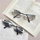 UV proof square punk men and women hollow sunglasses
