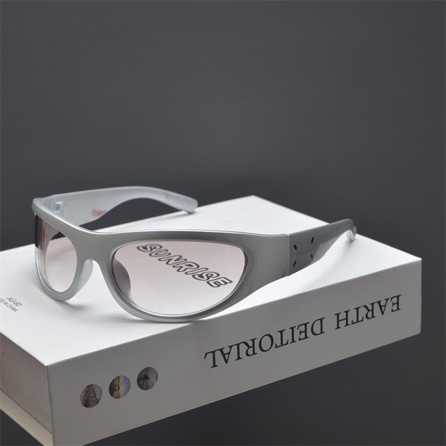 Cycling pilot style retro men's and women's rice nail sunglasses