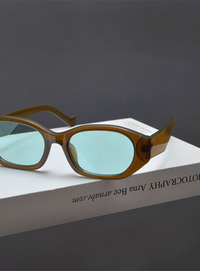 防紫外线猫眼复古男女果冻色