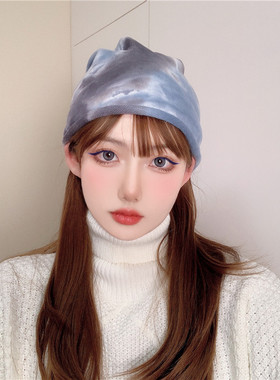 ins网红款堆堆帽女辣妹日系冷帽