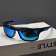Driving square retro men's and women's colorful sunglasses