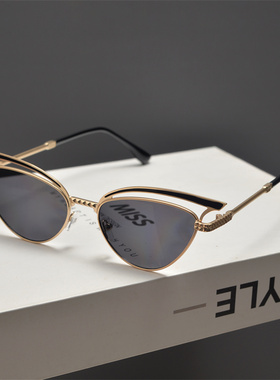 防紫外线猫眼复古男女朋克太阳镜