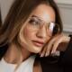 European and American retro pilot-style single-beam large-frame letter sunglasses for women with round faces, slim toad mirror punk sunglasses
