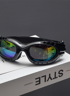 防紫外线椭圆形复古男女炫彩眼镜