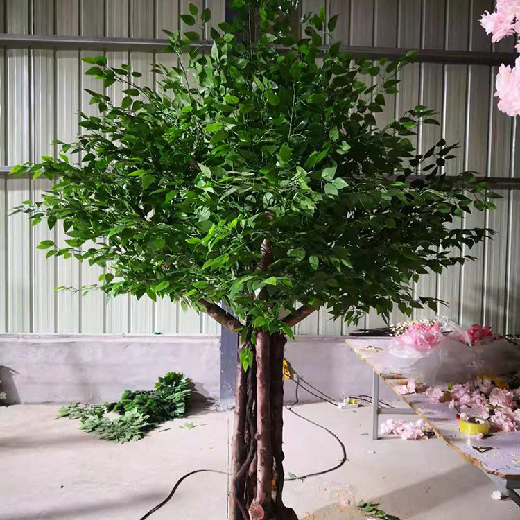 大型仿真树仿真榕树许愿树商场酒店大厅摆放仿真植物风景树_虎窝淘