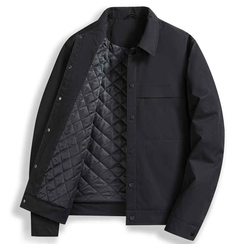 罗蒙加棉外套男士秋冬季加厚保暖棒球领夹克2024新款潮牌休闲上衣