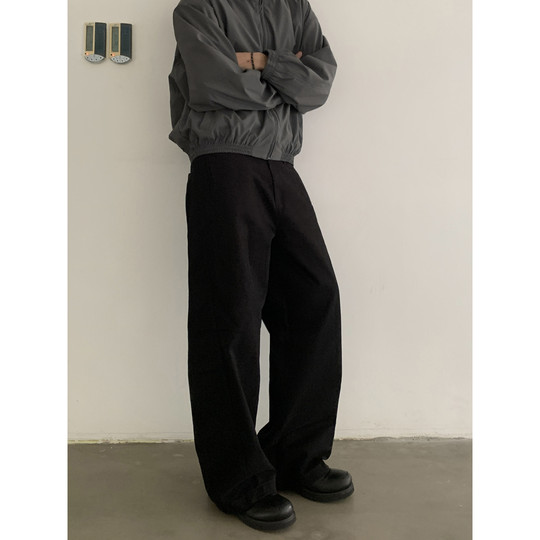 INKNOTS curved A-line loose work pants