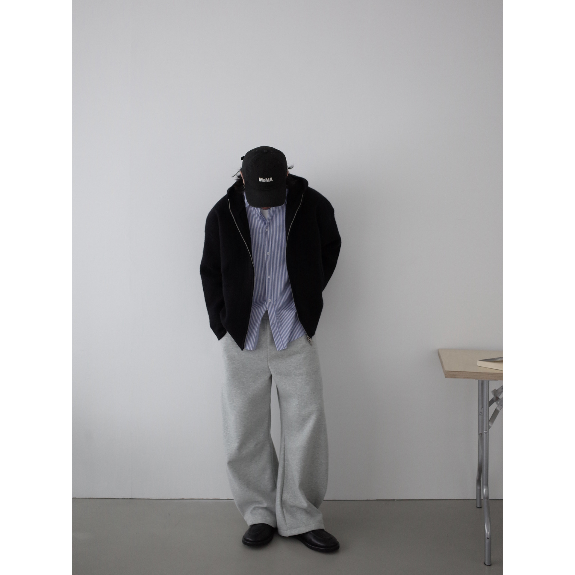 INKNOTS美式复古解构垂感加绒弯刀休闲卫裤男女宽松阔腿直筒裤潮,淘宝优惠券,粉丝福利购,淘宝优惠卷