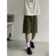 INKNOTS American retro loose work shorts men and women Japanese silhouette straight-leg casual paratrooper five-point pants trendy
