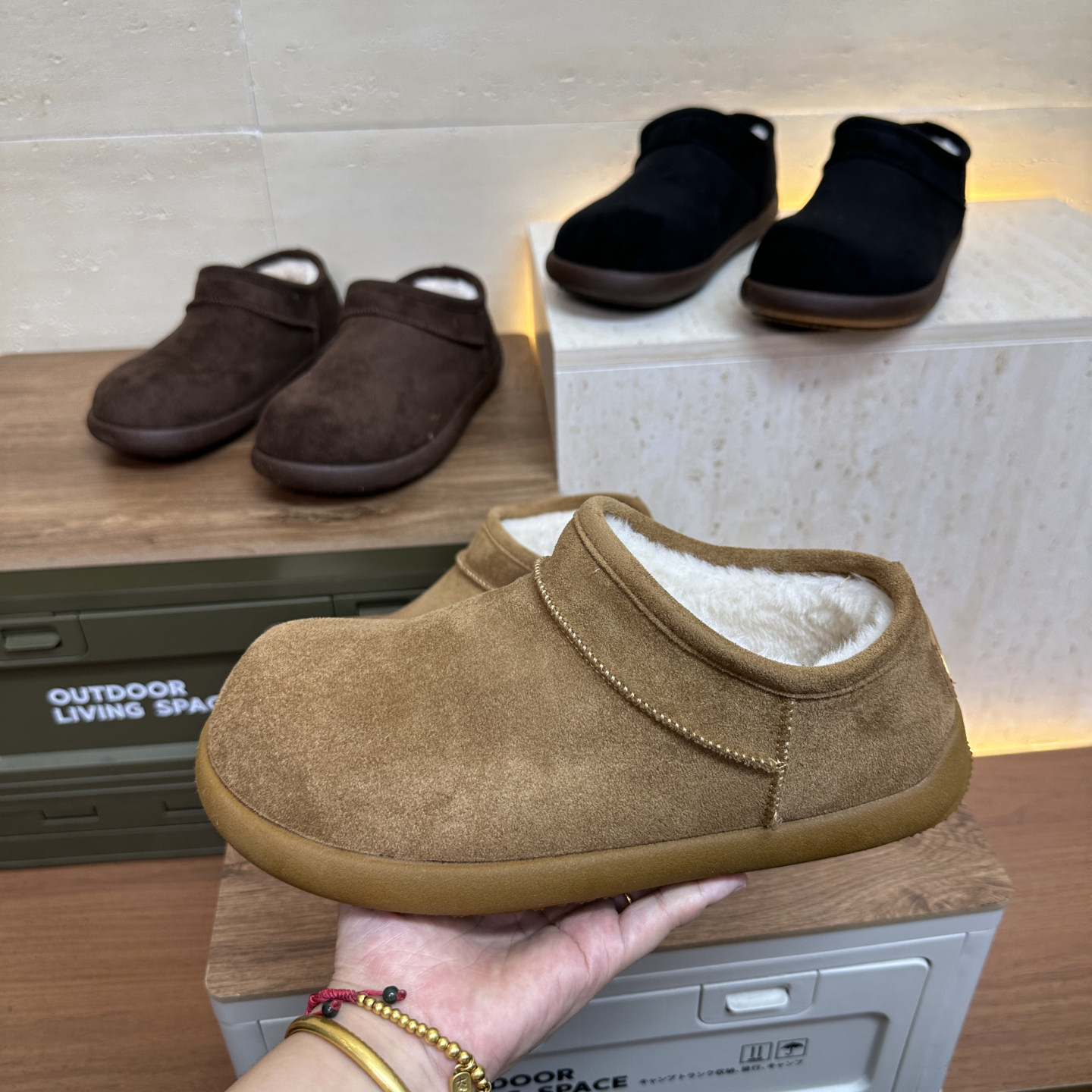 外单勃肯鞋一脚蹬大头鞋冬季加绒保暖男士丑萌靴防寒棉鞋雪地靴潮,淘宝优惠券,粉丝福利购,淘宝优惠卷