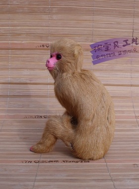 仿真猴猴子摆件创意家居客厅装饰