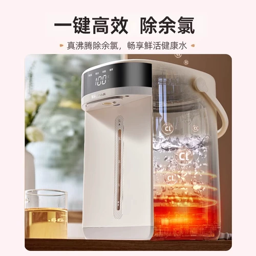 Чайник, вместительный и большой умный многофункциональный термос для домашнего использования, с медвежатами, объем 5, поддерживает постоянную температуру