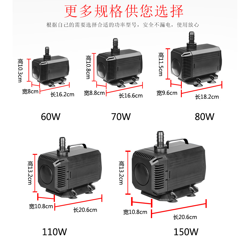 希腾HDOM潜水泵HP-6000-8000水陆两用节能省电耐用超静音水泵-图0