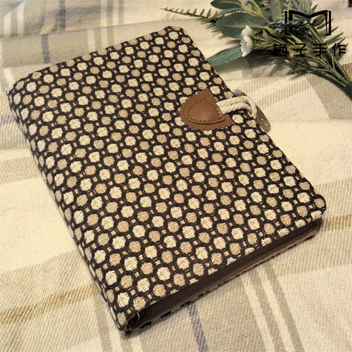 毛呢活页A5手帐合集丨文艺复古商务风 可拆卸日记笔记本卡册收纳 - 图2