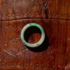 Natural Grade A Burmese Laokeng Jadeite Ring Ring 17