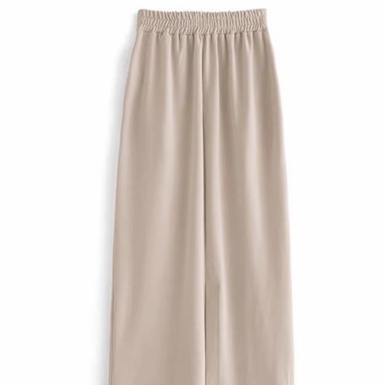 CK3L01 日单 G*L 高腰显瘦 半松紧腰 直筒开叉半身裙 - 图2