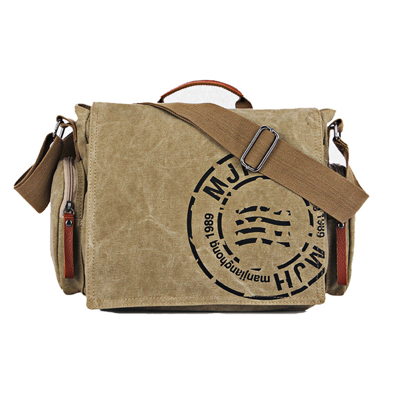 男士包包帆布包手提单肩包男休闲男包通勤男款斜挎包男式帆布背包