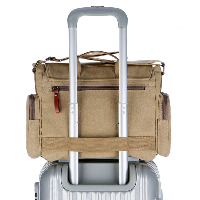 男士包包帆布包手提单肩包男休闲男包通勤男款斜挎包男式帆布背包