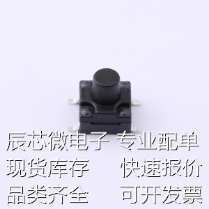 K2-1839SP-F4SW-02 轻触开关 6*6*6.5/250G不锈钢弹片/脚距8.5MM/ - 图1