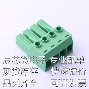 JL5EDGKH-76204G01 插拔式接线端子 插头 1x4P 7.62mm 排数:1 每 - 图1