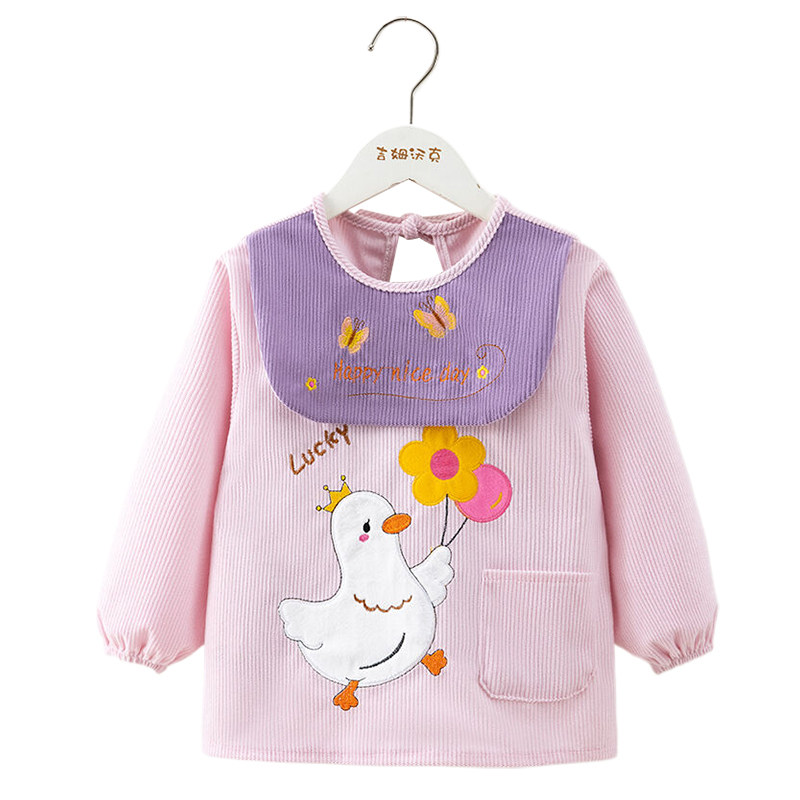 宝宝罩衣秋冬吃饭围兜防水儿童围裙防脏护衣外穿加厚男女宝辅食兜,淘宝优惠券,粉丝福利购,淘宝优惠卷