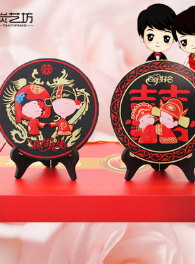 送朋友订婚礼物创意摆件装饰品