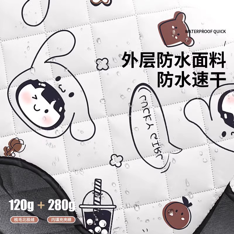 电动自行车挡风被冬款加绒加厚电瓶摩托车防风防水罩2025新款冬季 - 图0