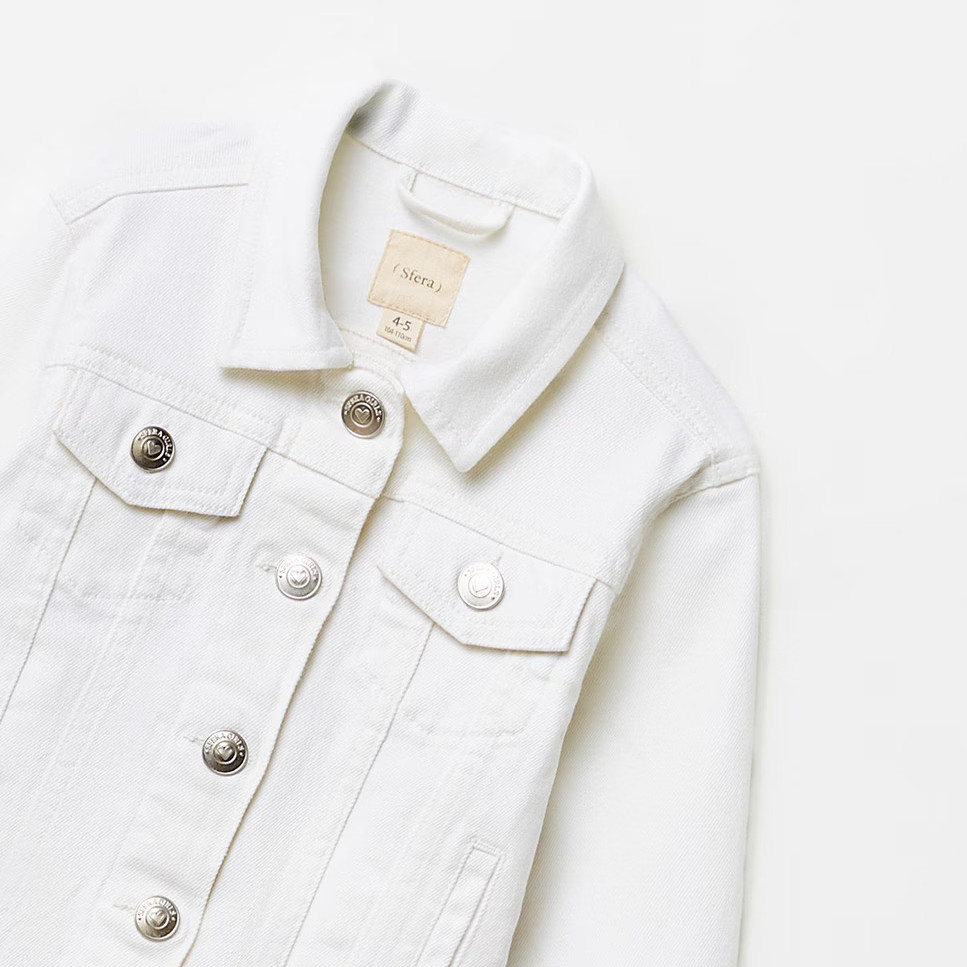 西班牙代购Sfera ingles 女孩大童牛仔夹克外套 - 图3