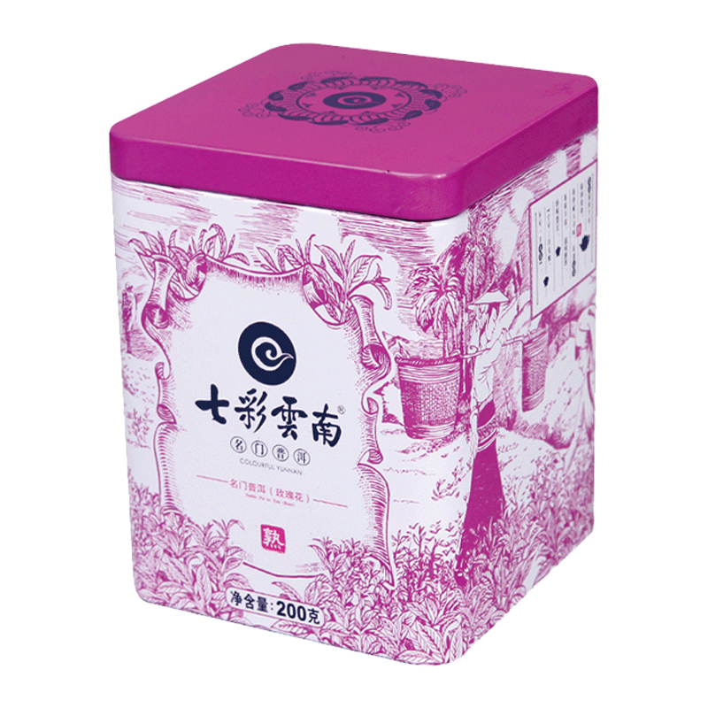 七彩云南普洱茶 名门普洱玫瑰 普洱茶熟茶散茶200g官方正品普洱,淘宝优惠券,粉丝福利购,淘宝优惠卷