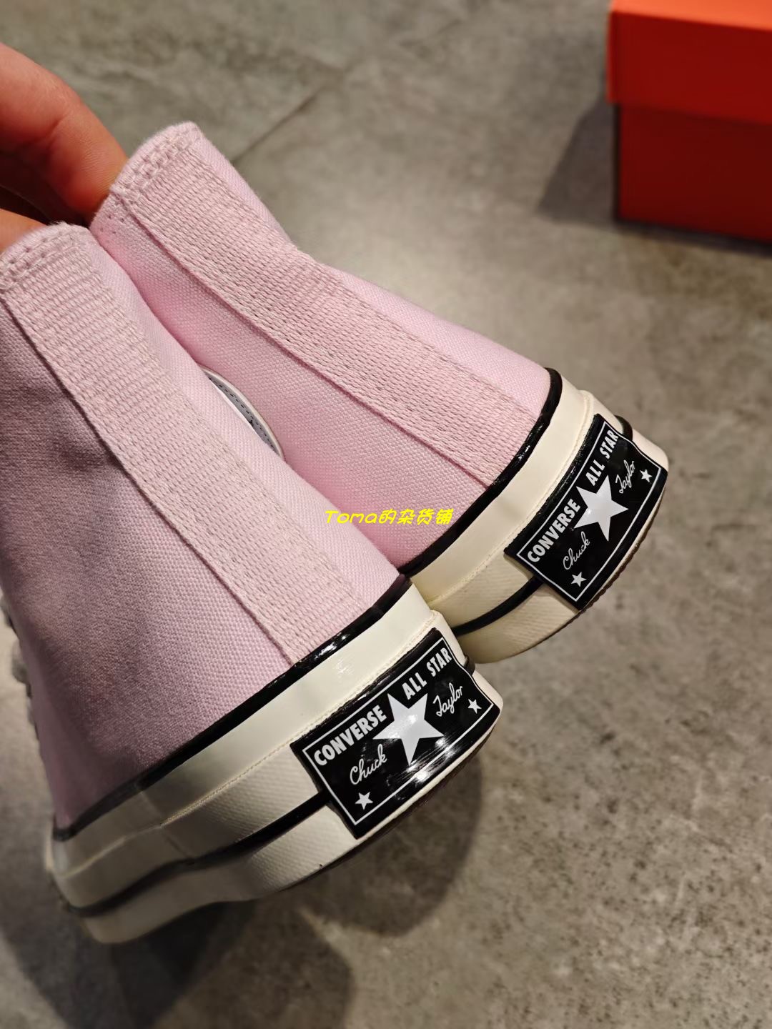 Converse匡威2024春1970s樱花粉高帮女子运动休闲帆布鞋A11441C