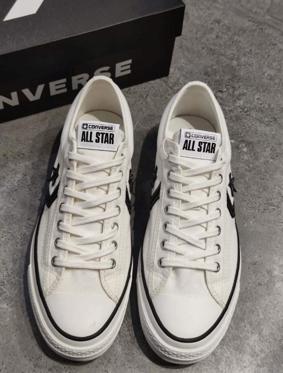 Converse匡威 Star Player 76经典款星箭帆布板鞋A01607C A01608C - 图1