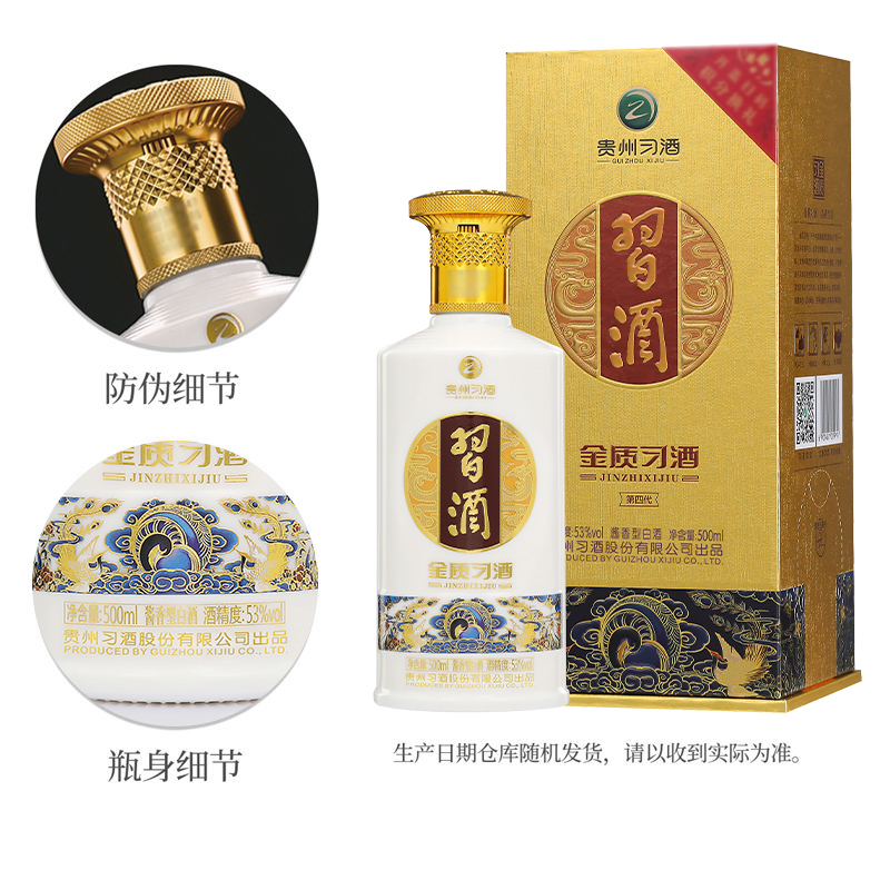 【官方旗舰】新金质习酒整箱装500mL*6瓶53度酱香型纯粮酿造 - 图1