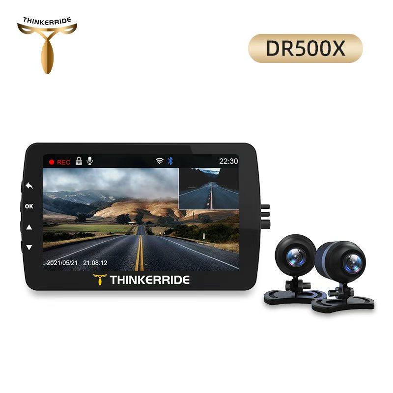 新品思骑DR500X摩托车智能车机导航行车记录仪防水高清胎压盲区版 - 图3