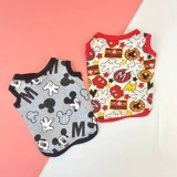 Жилет жилета Bagol в летнем тонкий собачий жилет Cartoon Pattern Dog Одежда плюшевая Шерина