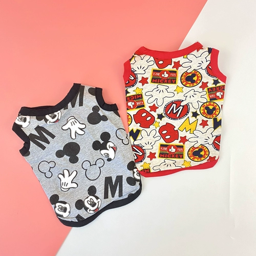 Жилет жилета Bagol в летнем тонкий собачий жилет Cartoon Pattern Dog Одежда плюшевая Шерина