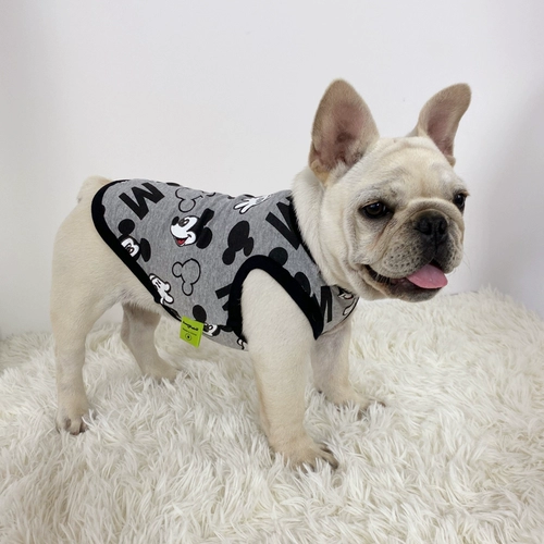 Жилет жилета Bagol в летнем тонкий собачий жилет Cartoon Pattern Dog Одежда плюшевая Шерина