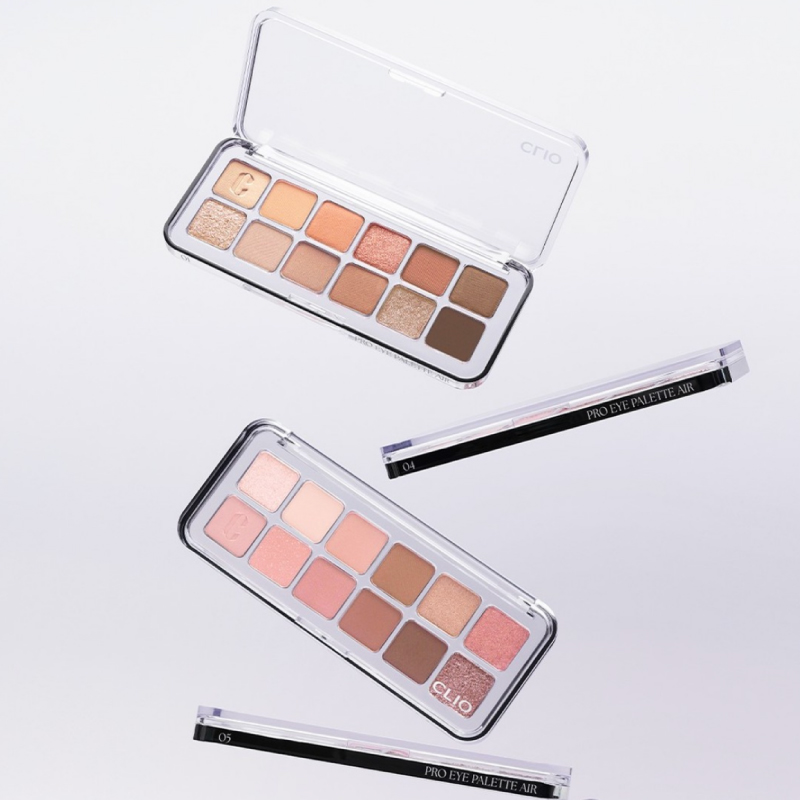 韩国CLIO珂莱欧12色眼影盘新品pro eye palette air哑光珠光防水-图0