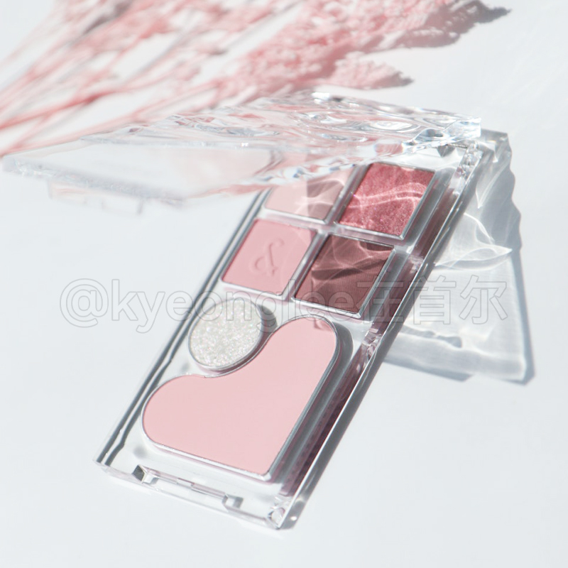 romand水月综合眼影盘修容腮红多功能一体盘哑光高光顺滑显色自然 - 图0