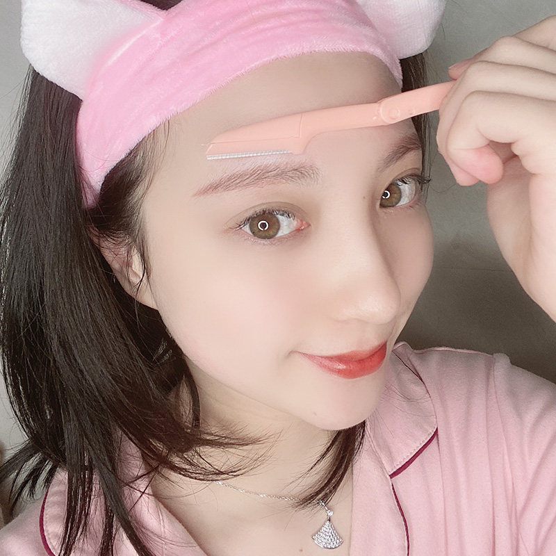 3把装折叠式修眉刀安全型初学者 资葆化妆品化妆/美容工具