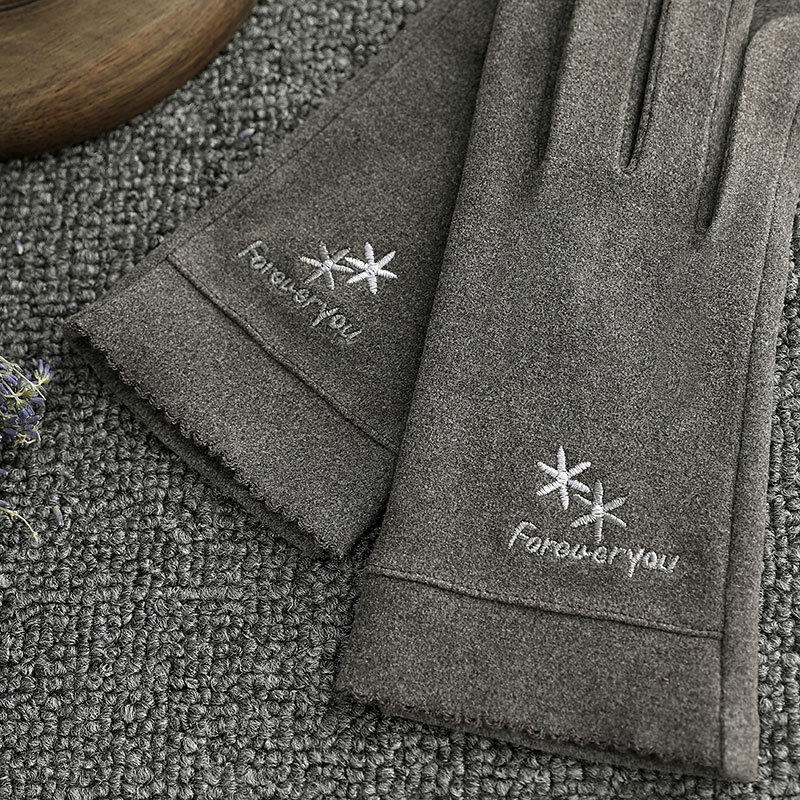 手套女春秋可爱户外骑行韩版运动触屏德绒加绒防风薄款冬天保暖女,淘宝优惠券,粉丝福利购,淘宝优惠卷