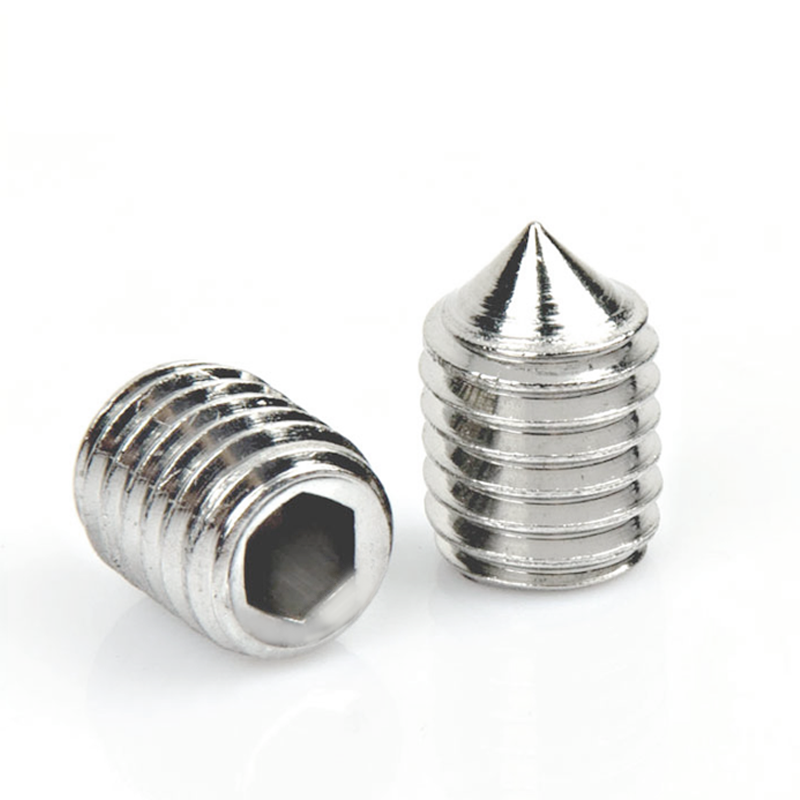 316不锈钢内六角紧定无头机米螺丝钉M3M4M5M6M8M10*3x4x5-30 - 图2