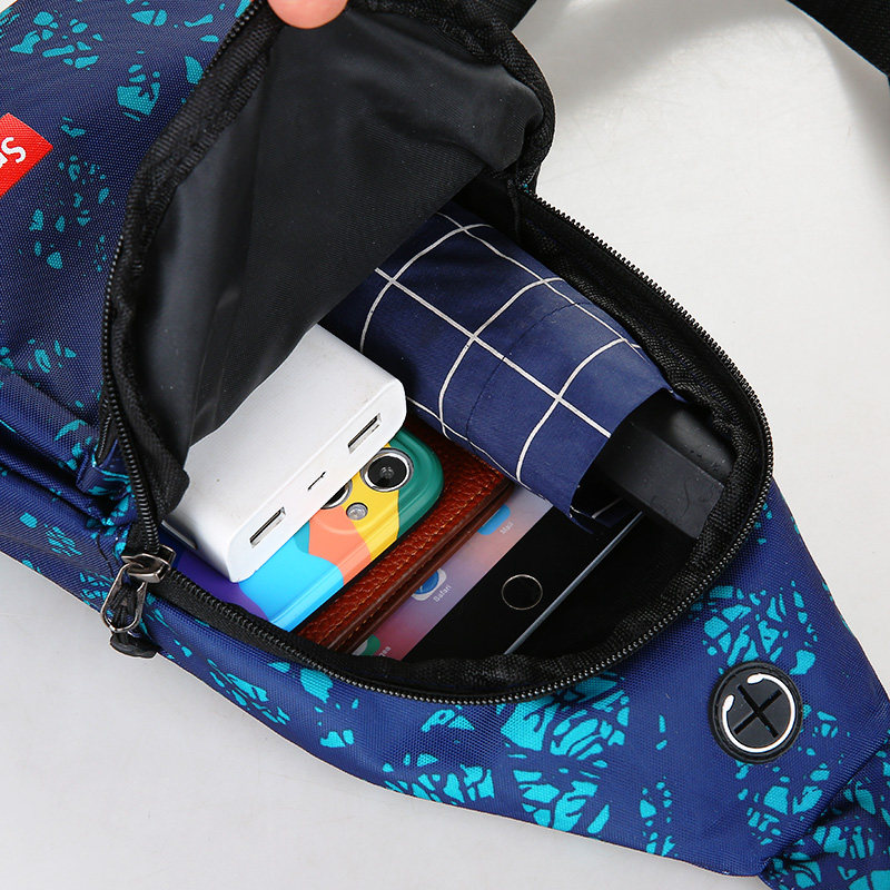 Fashionable chest bag, sports chest crossbody bag, fashionable trendy personality shoulder bag, trendy temperament, casual cycling backpack