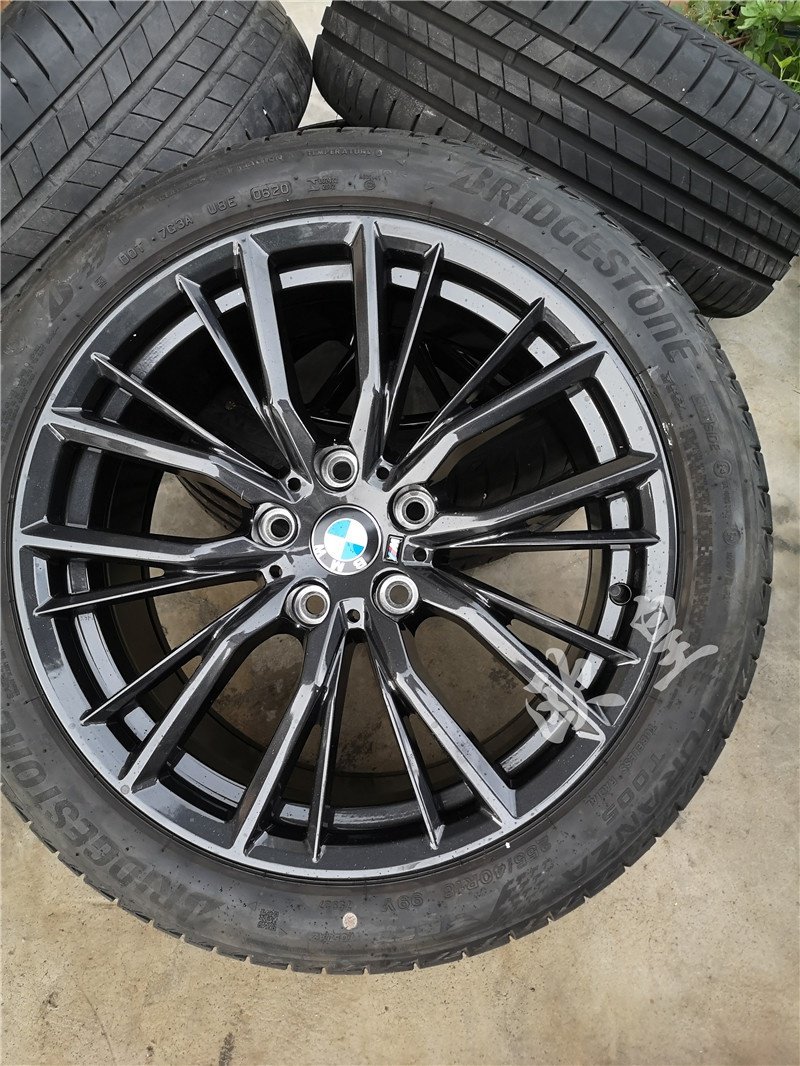 18寸宝马325耀夜版原厂轮毂钢圈配轮胎适用1系2系3系5系改装推荐 尧开百货店 淘优券