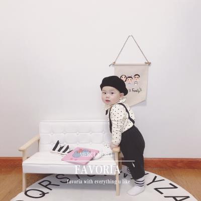 INS North Eurowind Children Solid Wood Stools Small Sofas Children Room Kindergarten Decorate Baby Play Photo Props